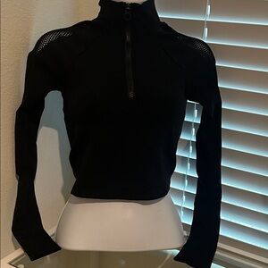 Black Women's Long Sleeve Top